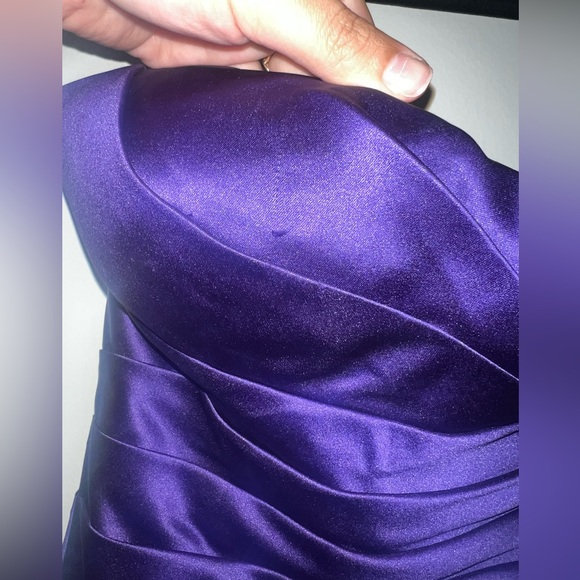 Bill Levkoff Strapless Gown Size 4 - Picture 4 of 10